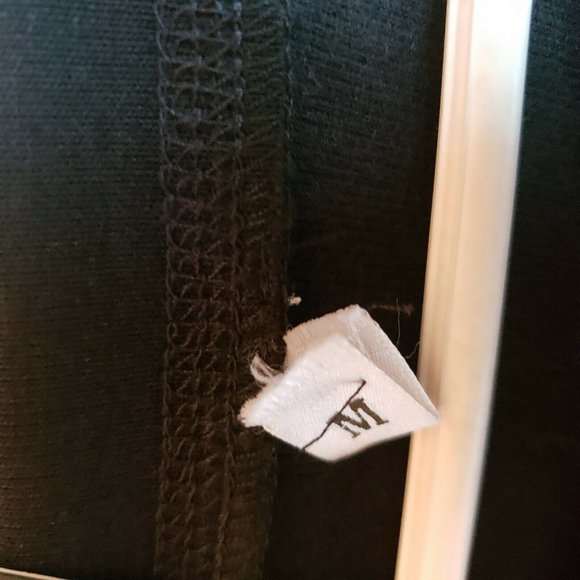 HIYIYEZI Womens O Neck Plain Side Split Loose Casu - Picture 6 of 7